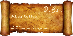 Dobay Csilla névjegykártya